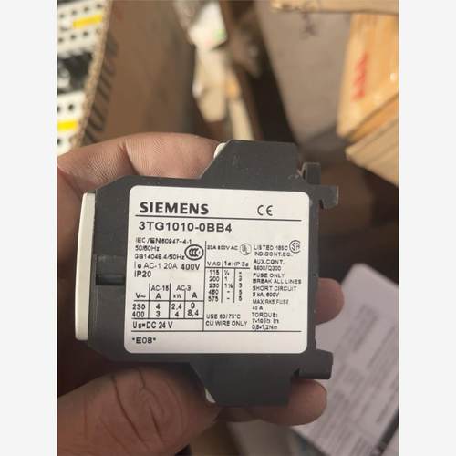 3tg1010-0bb4 西门子全新接触器 全新无包装 看好议价