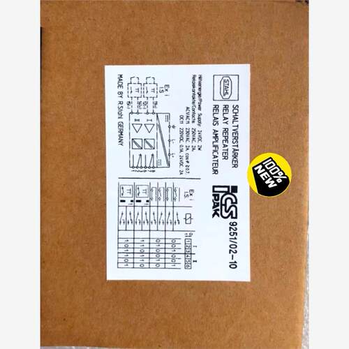 STAHL 9251/02-10 全新库存现货进口德国斯塔尔控制议价