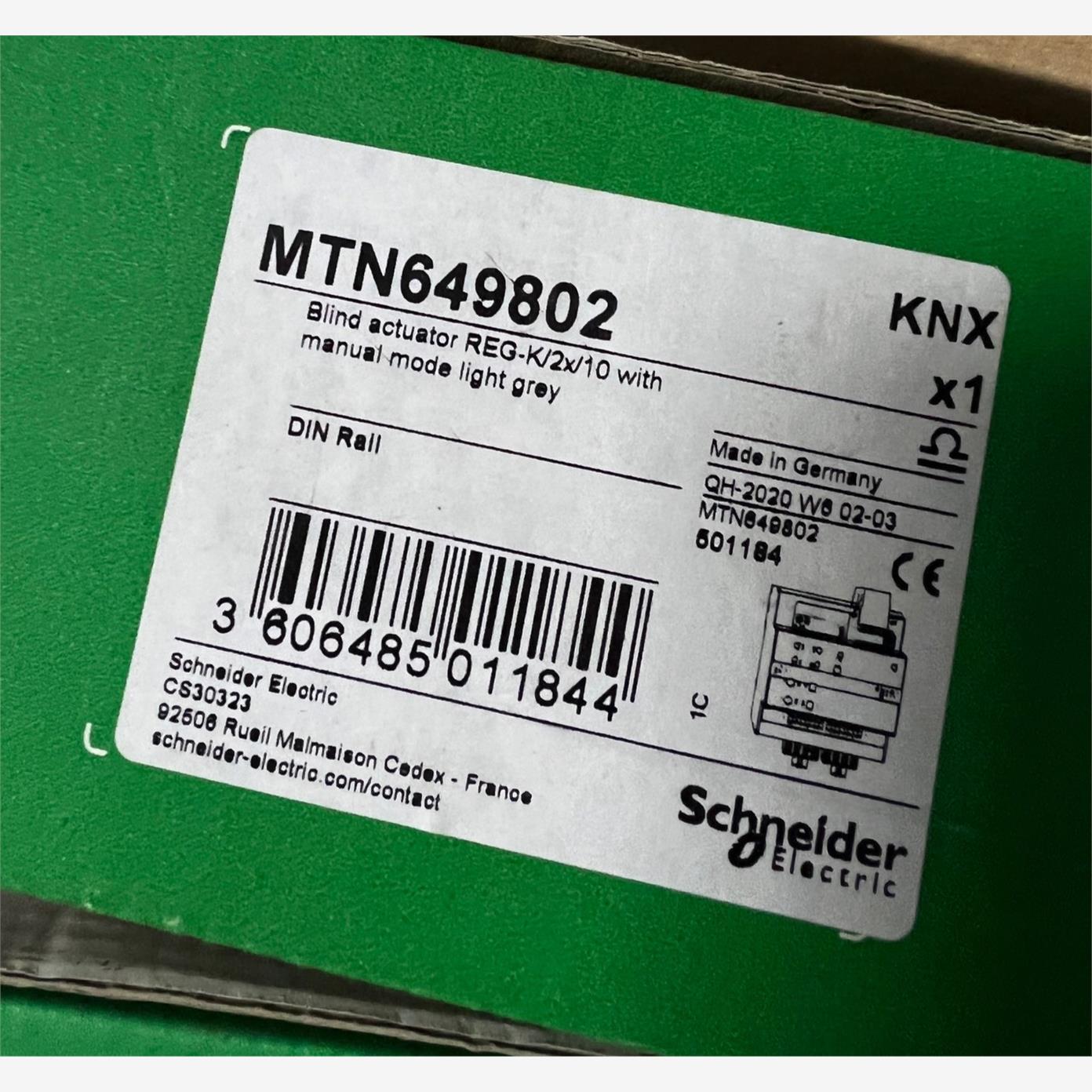 施耐德 MTN649802 501184 全新库存现货正品包装齐议价