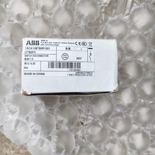 正品隔离开关OT80F3 3P 80A断路器 1SCA105议价