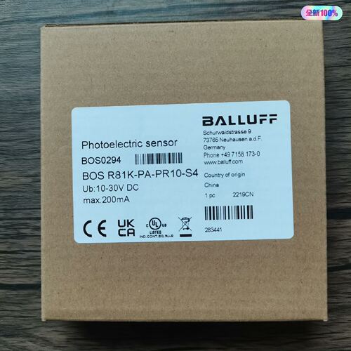 全新原装正品巴鲁夫BOS