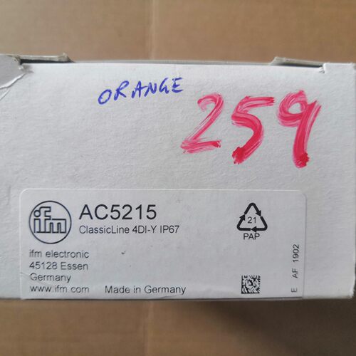 IFM模块AC5215，全新原包装，数量1个，感兴趣的朋友，