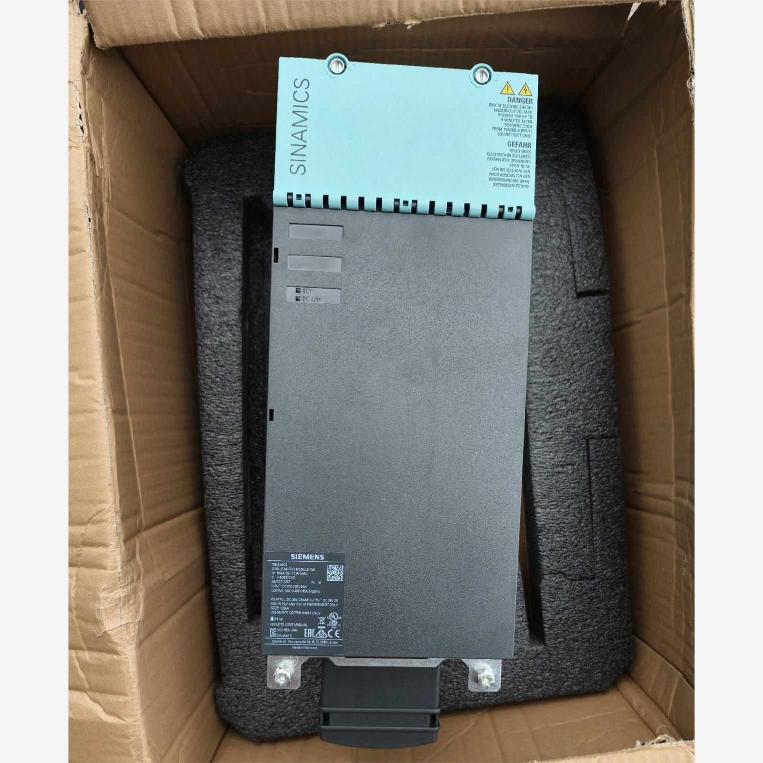 全新西门子6SL3120-1TE24-5AA3,全新库存现货正品议价