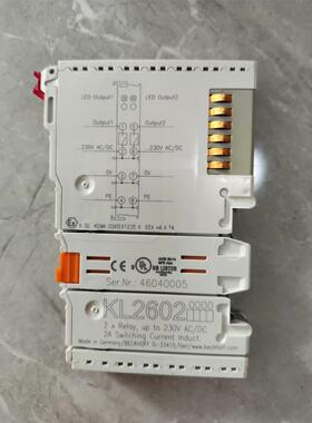 倍福拆机模块KL2602，成色如图，最后一个需要的直接拍议价