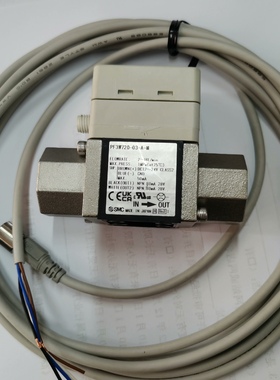 全新无包SMC PF3W720-03-A-M 水流量阀，带线