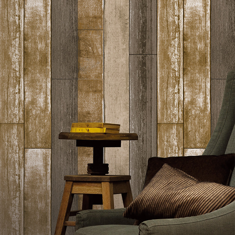 Industrial wind Retro Reminiscence 3d three-dimensional simulation Wood wallpaper Haircut couture Restaurant Coffee shop board wallpaperin the Decoration main material , Wallpaper , Pure paper wallpaper  category - from Buy2taobao.com to provide professional Taobao agent buy service
