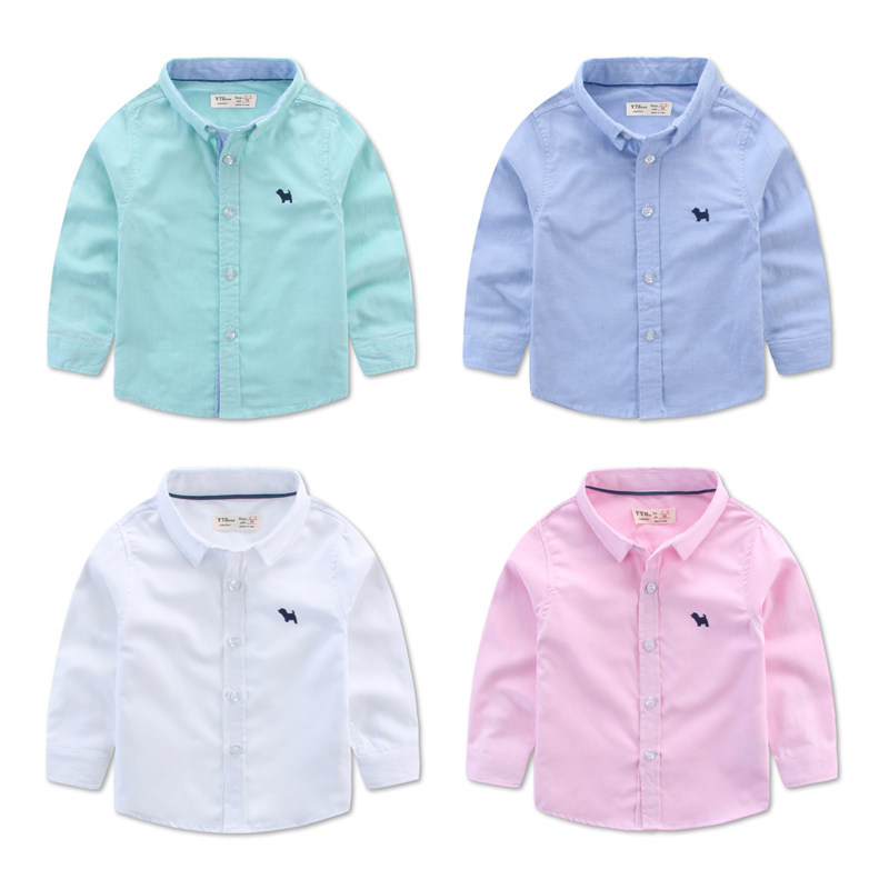 Chemise garcon à manche longue - Ref 2077197 Image 1