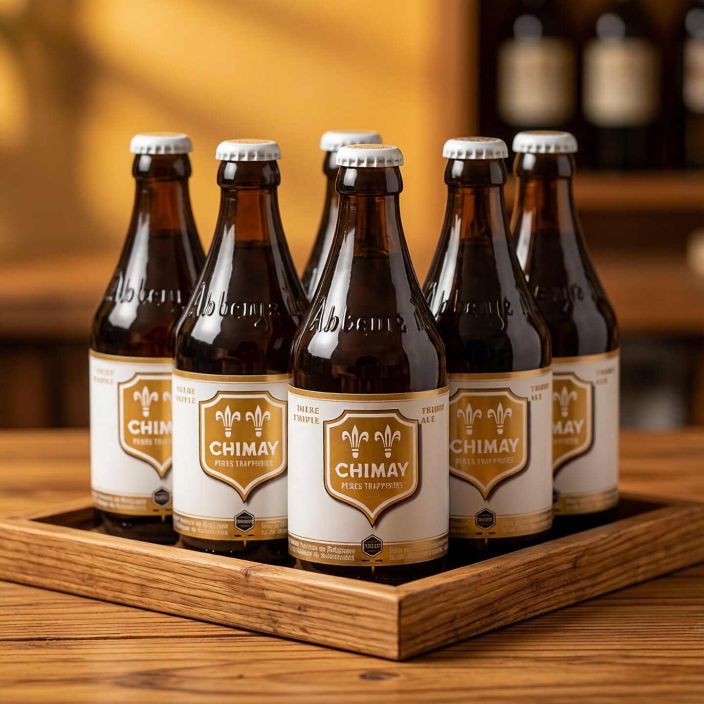 智美Chimay白帽啤酒修道士精酿330mlx6瓶 比利时进口三料艾尔啤酒