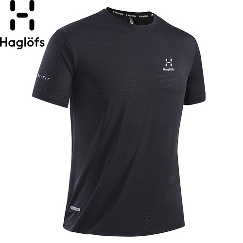 HAGLOFS火柴棍男夏季冰丝速干T恤