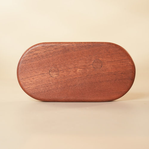 原上城实木车载摆件盲盒托盘底座