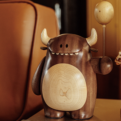 原上城全球限量一百只胡桃哈噜原创设计高端轻奢艺术品摆件