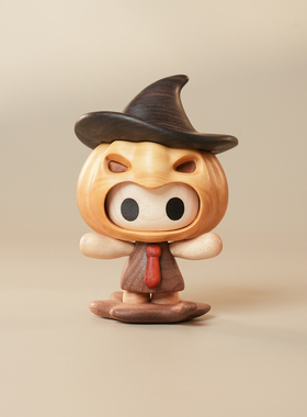 原创设计手办木质潮玩个性礼物桌面创意摆件原上城winki南瓜人