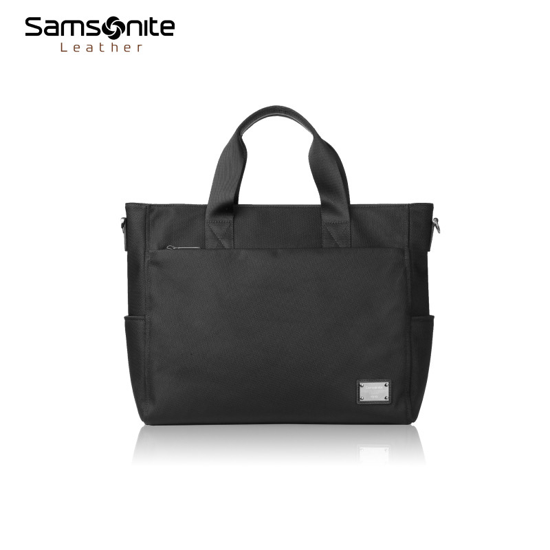 新秀丽公文包男款尼龙商务手提包通勤轻便斜挎包大容量电脑包TN6