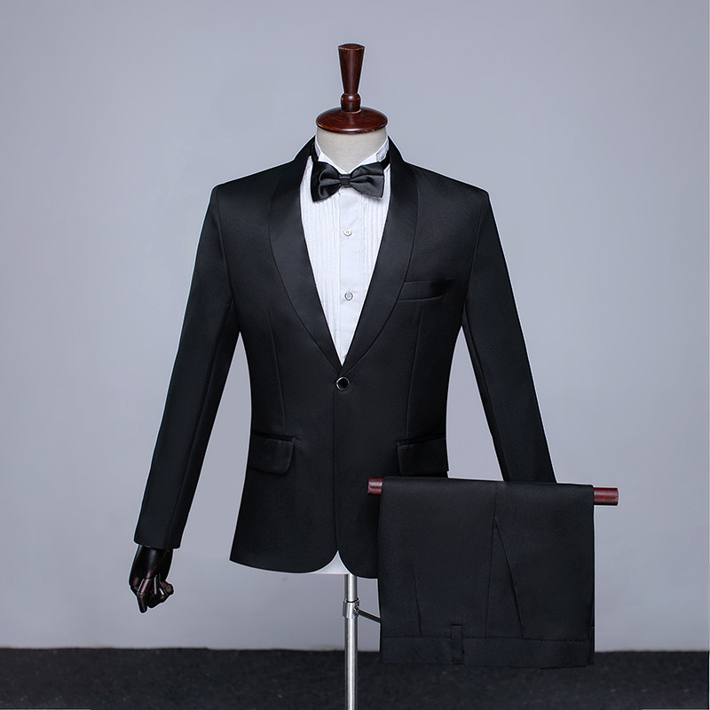 SPECIAL PERFORMANCE COSTUMES SUITS ART EXAMS MENS HOSTING SUITS BROTHERS MENS CLOTHES BLACK GROOMSMEN GROUP CEREMONIES SUITS CHORUS
