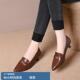 高跟鞋 舒适尖头山茶花复古通勤细跟中口单鞋 女潮 2025春秋新款 法式