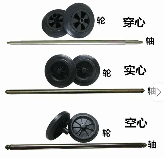杆子加厚橡胶塑料垃圾桶