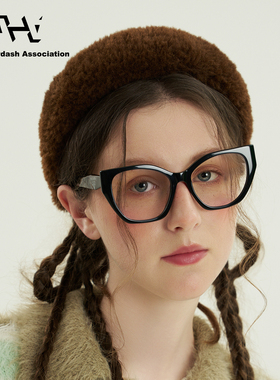 AHA爱侈艾·甜美复古人造羊羔毛高颅顶宽边时髦女洗脸头箍发箍