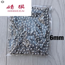 婧琪塑料手工散金色塑料塑料银色有珠子串珠珠子珠子普通孔diy材