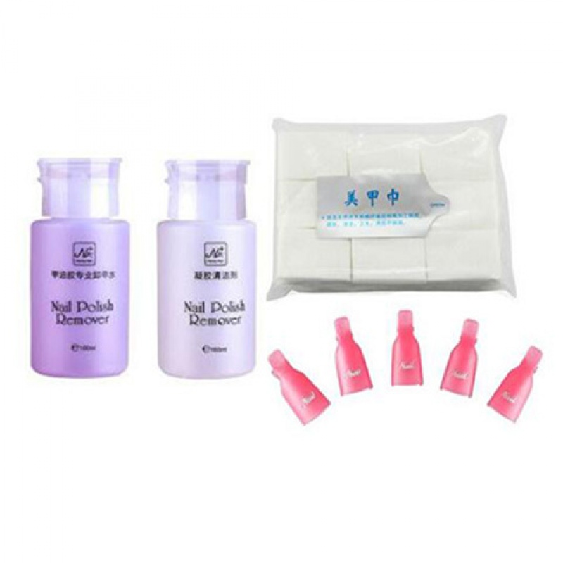 美甲用品工具卸甲水洗甲水清洁剂美甲巾卸甲套卸甲甲油套装卸甲棉