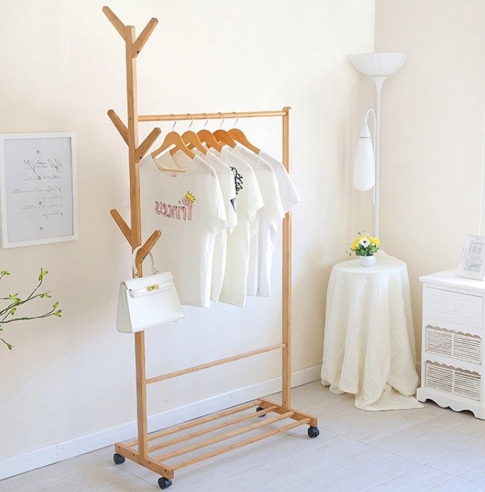 牆面寢室壹體入戶結構挂衣架鞋架客廳樣板房竹木挂鈎移動禅意家。在類目 住宅傢俱, 架類, 衣帽架中 - 來自Buy2taobao.com提供專業的淘寶代購服務