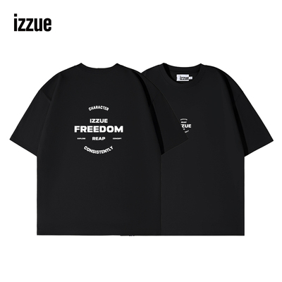 i.t izzue原创潮牌圆领时尚短袖T恤男2025夏新款小众高级纯棉A