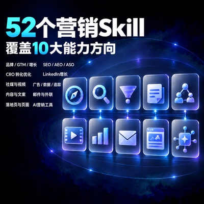 AI营销工具包codex/Agent模型运营推广Skill提示词工作流资料合集