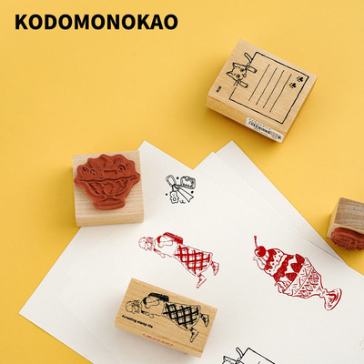 日本KODOMONOKAO木制印章