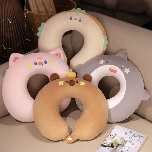 u型枕护颈专用颈椎记忆棉脖枕