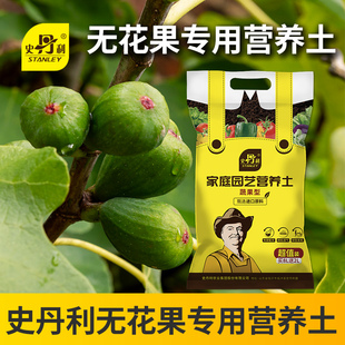 史丹利无花果专用土肥料营养土盆栽泥炭透气疏松土种植树果苗土壤