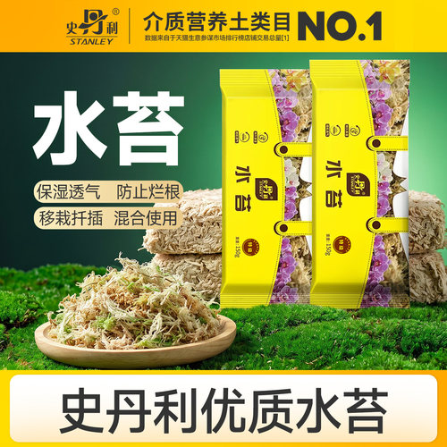 史丹利水苔蝴蝶兰专用土干苔藓
