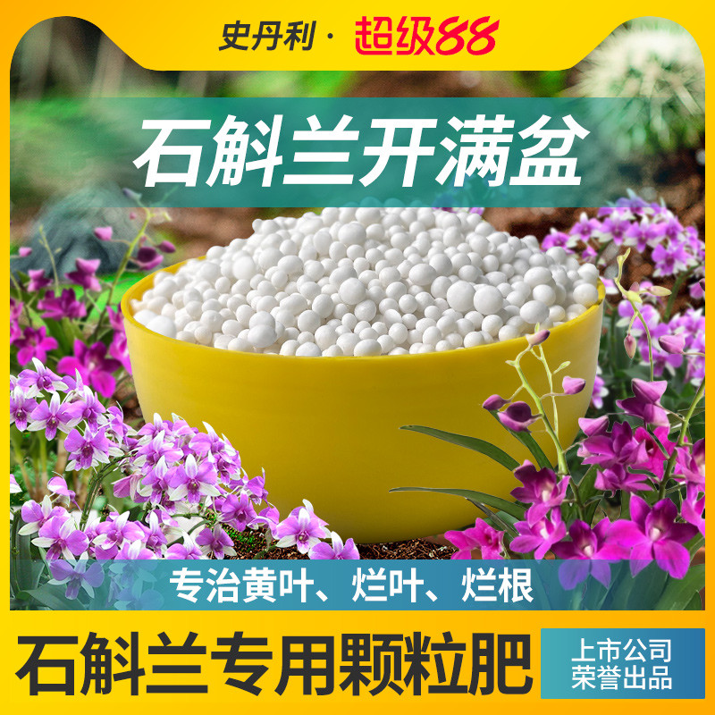 史丹利石斛兰专用肥兰花营养液防治黄落叶烂根促开花发芽生根壮苗