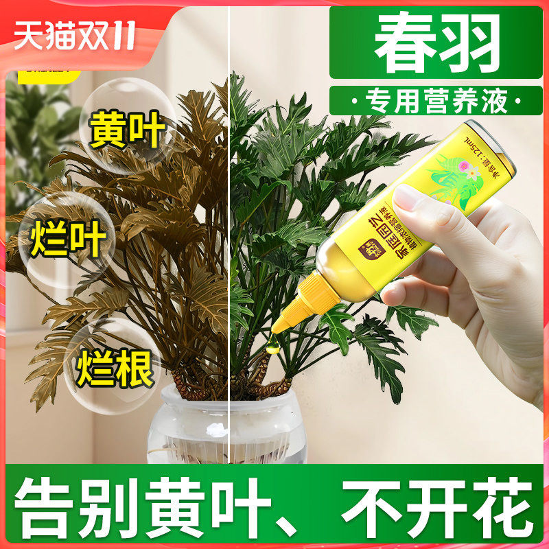 史丹利龙鳞春羽小天使水培专用营养液室内盆栽绿植物氮磷钾花肥料