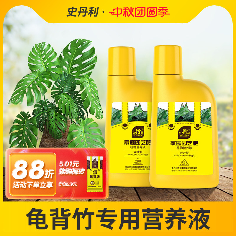 史丹利龟背竹营养液治黄叶图片