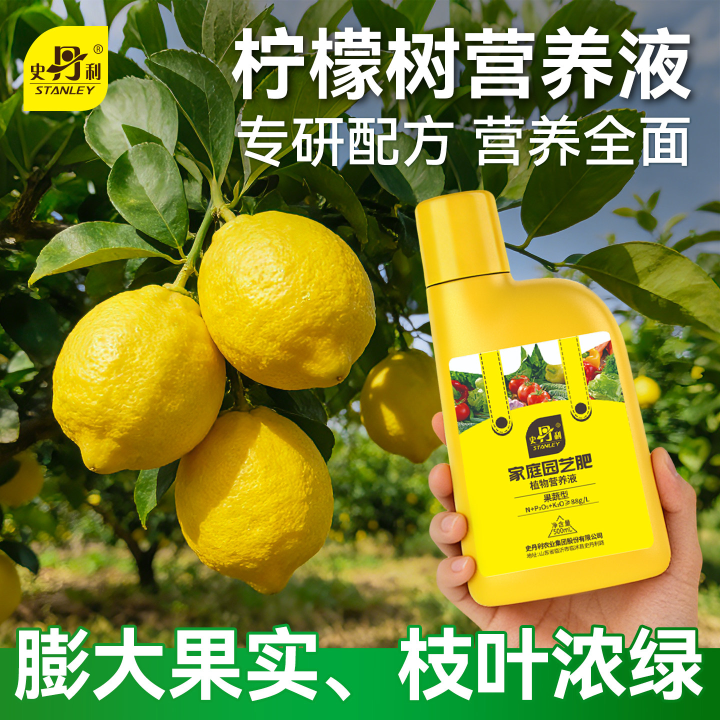 史丹利柠檬树专用肥植物营养液盆栽种植香水促花促果增产复合肥料,鲜花速递/花卉仿真/绿植园艺,家庭园艺肥料,淘宝优惠券,粉丝福利购,淘宝优惠卷