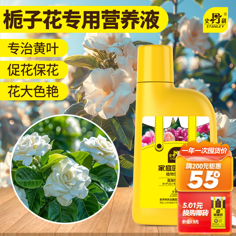 栀子花专用肥专治黄叶催花促花