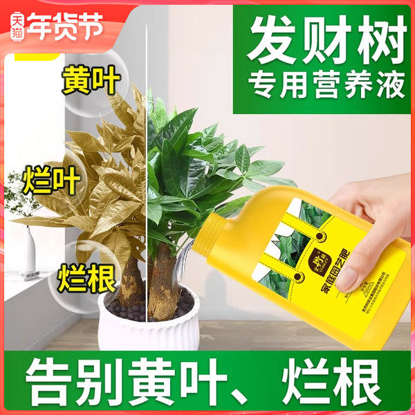 史丹利发财树肥料专用肥营养液植物叶子发黄烂根怎么办金钱树花肥,鲜花速递/花卉仿真/绿植园艺,家庭园艺肥料,淘宝优惠券,粉丝福利购,淘宝优惠卷