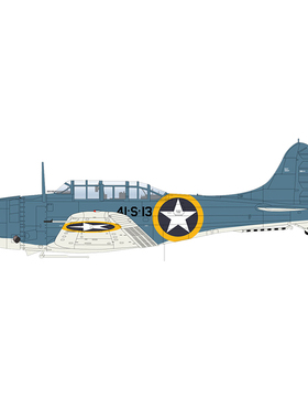 HobbyMaster SBD-3美国海军战斗机飞机模型仿真合金成品航模摆件