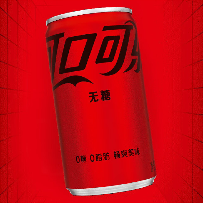 (联营)可口可乐无糖200ml*12罐
