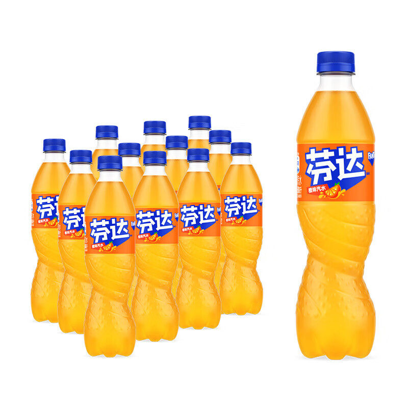 （联营）芬达橙味500ml*24瓶装