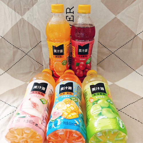 美汁源果粒橙混合口味果味饮料