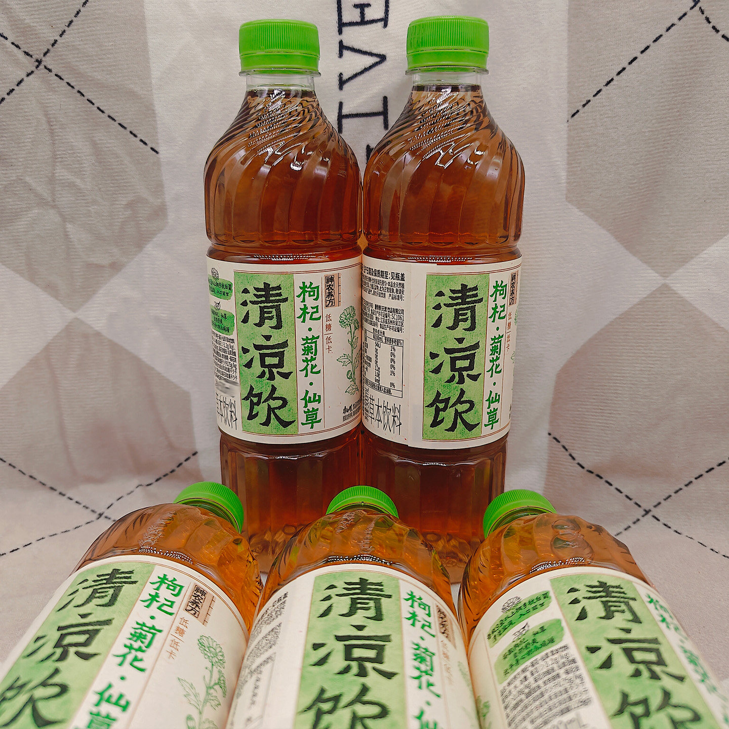 康师傅清凉饮500ml瓶装草本饮料