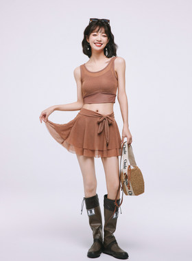 依莎韦尔女时尚比基尼三件套分体