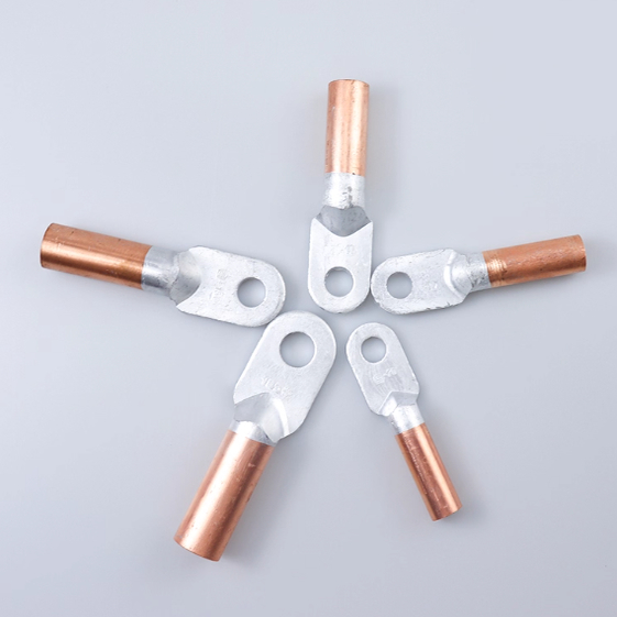 DLT铝铜鼻子铜铝过渡接线鼻上铝下铜倒反过渡电缆线接头接线端子