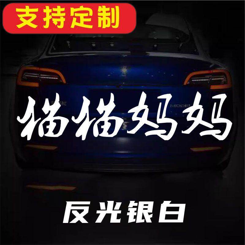 model3/Y反光贴纸个性创意