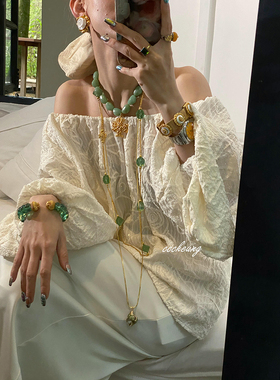 对版强光925银镀金长款蛇骨链毛