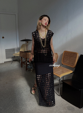 CCCHEUNG 7月12日晚8 新中式高级感亚麻镂空衬衫半裙套装两件套