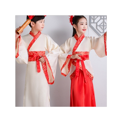 开笔礼儿童国学中国风男孔子汉服