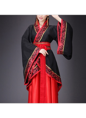 新款古装中式汉式婚礼服红色新娘新郎结婚服喜服汉服唐朝汉朝男女