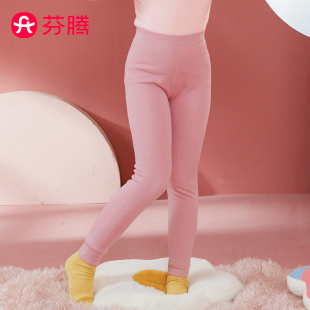 舒適內(nèi)穿棉毛褲 芬騰清倉秋冬女兒童秋褲 修身 貼身線褲 打底保暖褲
