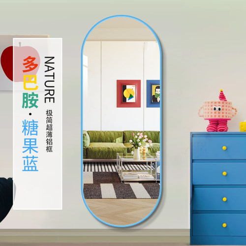 多巴胺铝框椭圆异形全身镜